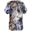 Time Abstract Dali Symbol Warp Women s Oversized Tee View2