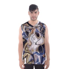 Time Abstract Dali Symbol Warp Men s Basketball Tank Top by Nexatart