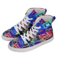 Background Art Abstract Watercolor Women s Hi-top Skate Sneakers by Nexatart