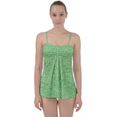 Knittedwoolcolour2 Babydoll Tankini Set by snowwhitegirl