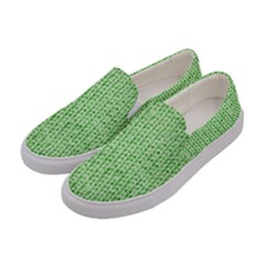 Knittedwoolcolour2 Women s Canvas Slip Ons by snowwhitegirl