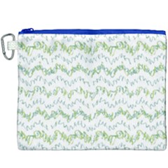 Wavy Linear Seamless Pattern Design  Canvas Cosmetic Bag (xxxl) by dflcprints