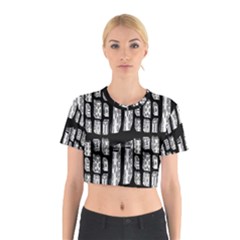 Numbers Cards 7898 Cotton Crop Top by MRTACPANS