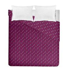 Pink Flowers Magenta Duvet Cover Double Side (full/ Double Size) by snowwhitegirl