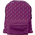 Pink Flowers Magenta Giant Full Print Backpack View1