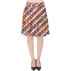 Tp588 Velvet High Waist Skirt by paulaoliveiradesign