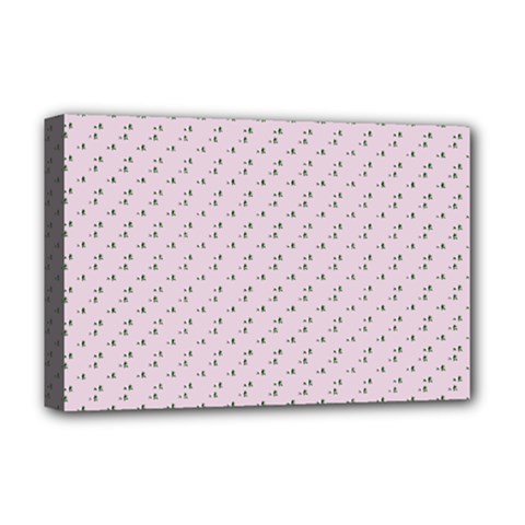 Pink Flowers Pink Deluxe Canvas 18  X 12   by snowwhitegirl