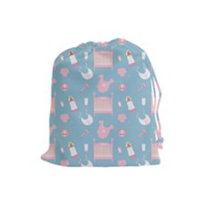 Baby Pattern Drawstring Pouches (large) 