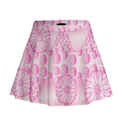 Amoebaflowerspink Mini Flare Skirt by CosmicEsoteric