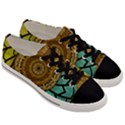 Kaleidoscope Dream Illusion Men s Low Top Canvas Sneakers View3