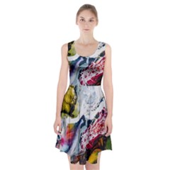 Abstract Art Detail Painting Racerback Midi Dress by Nexatart