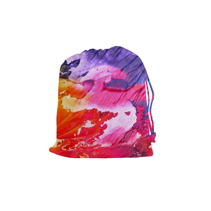 Abstract Art Background Paint Drawstring Pouches (Medium) 