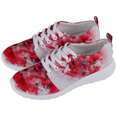 Flower Roses Heart Art Abstract Men s Lightweight Sports Shoes