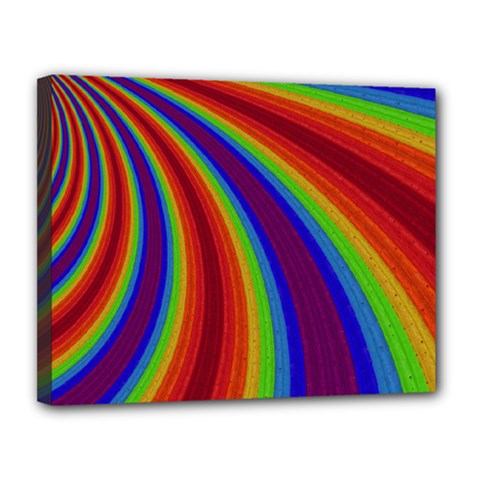 Abstract Pattern Lines Wave Canvas 14  x 11 