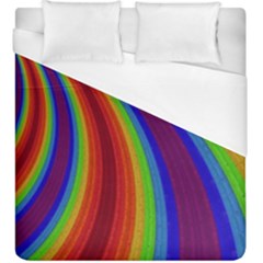Abstract Pattern Lines Wave Duvet Cover (King Size)