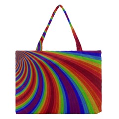 Abstract Pattern Lines Wave Medium Tote Bag