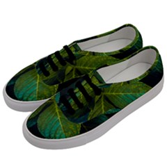 Green Plant Leaf Foliage Nature Men s Classic Low Top Sneakers by Nexatart