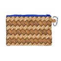 Basket Fibers Basket Texture Braid Canvas Cosmetic Bag (Large) View2