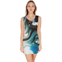 Abstract Painting Background Modern Bodycon Dress