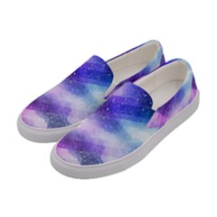 Background Art Abstract Watercolor Women s Canvas Slip Ons