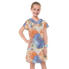 Texture Fabric Textile Detail Kids  Drop Waist Dress