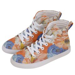 Texture Fabric Textile Detail Women s Hi-top Skate Sneakers