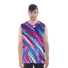 Texture Pattern Fabric Natural Men s Basketball Tank Top