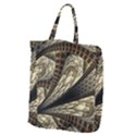 Fractal Abstract Pattern Spiritual Giant Grocery Zipper Tote View2