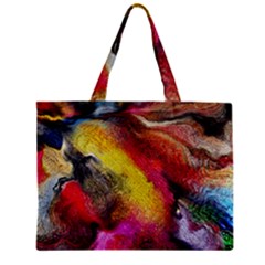 Background Art Abstract Watercolor Zipper Mini Tote Bag by Nexatart