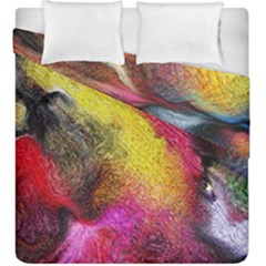 Background Art Abstract Watercolor Duvet Cover Double Side (king Size) by Nexatart