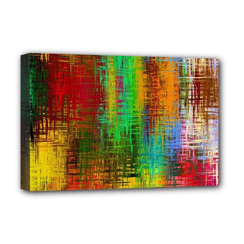 Color Abstract Background Textures Deluxe Canvas 18  X 12   by Nexatart