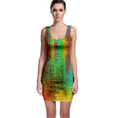 Color Abstract Background Textures Bodycon Dress
