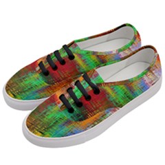 Color Abstract Background Textures Women s Classic Low Top Sneakers