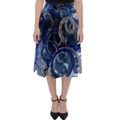 Chihuly Sculpture Folding Skater Skirt