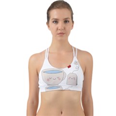 Cute Tea Back Web Sports Bra by Valentinaart