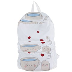 Cute Tea Foldable Lightweight Backpack by Valentinaart