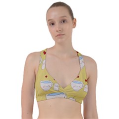 Cute Tea Sweetheart Sports Bra by Valentinaart