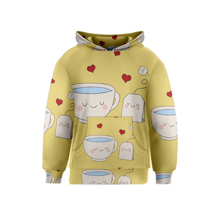 Cute Tea Kids  Pullover Hoodie