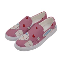 Cute Tea Women s Canvas Slip Ons by Valentinaart