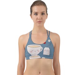 Cute Tea Back Web Sports Bra by Valentinaart