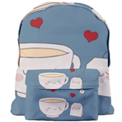 Cute Tea Giant Full Print Backpack by Valentinaart