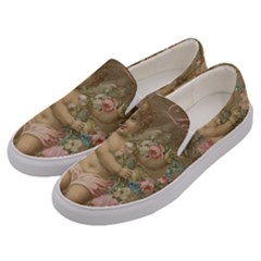 Cupid - Vintage Men s Canvas Slip Ons