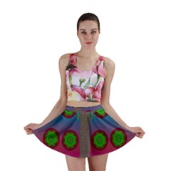 Meditative Abstract Temple Of Love And Meditation Mini Skirt