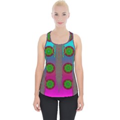 Meditative Abstract Temple Of Love And Meditation Piece Up Tank Top by pepitasart