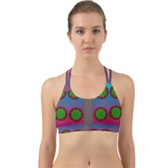 Meditative Abstract Temple Of Love And Meditation Back Web Sports Bra by pepitasart