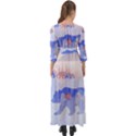 My tribe,modern art Button Up Boho Maxi Dress View2