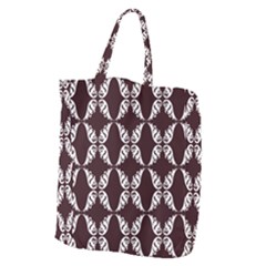 Crimson Print Giant Grocery Zipper Tote by julissadesigns