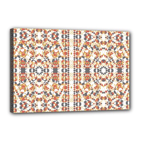 Multicolored Geometric Pattern  Canvas 18  X 12  by dflcprints