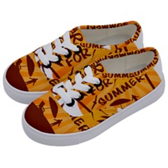 Ready For Summer Kids  Classic Low Top Sneakers by Melcu