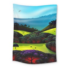 Morning Mist Medium Tapestry by ValleyDreams